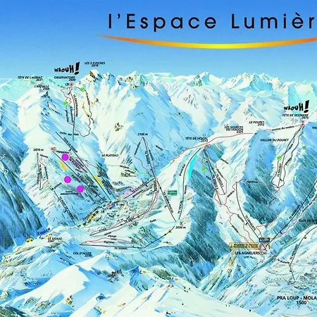 Aux Pieds Des Pistes Foux D'allos דירה